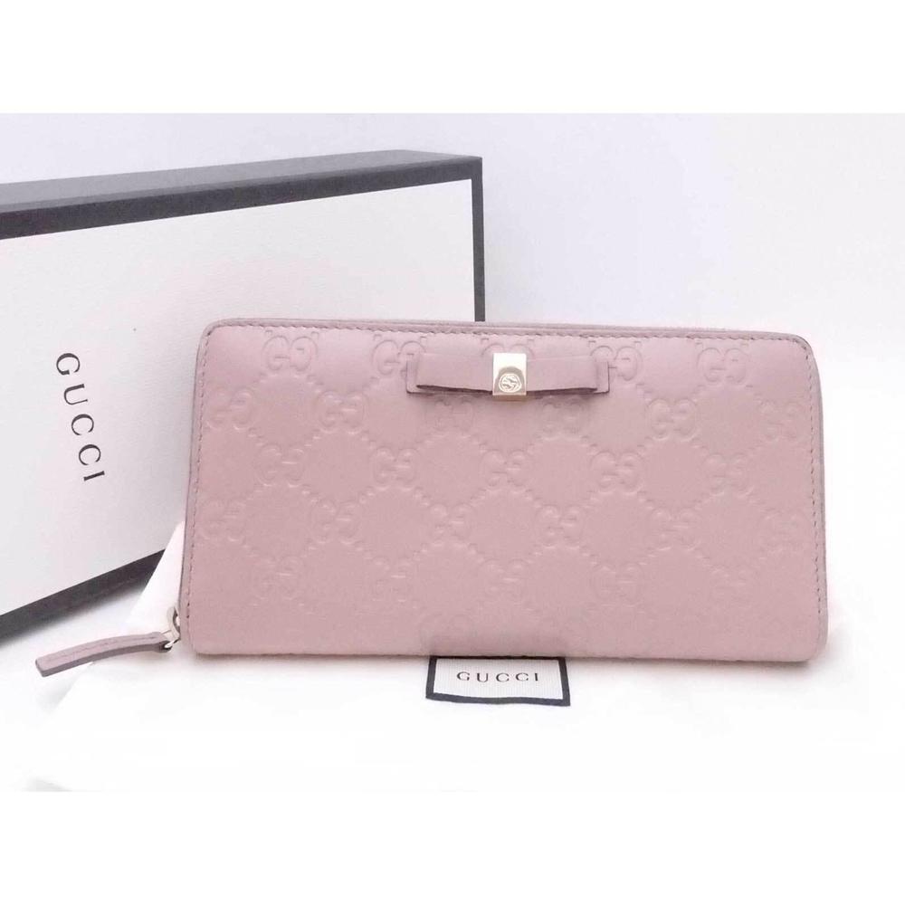 Auth Gucci Guccissima Zip Around Long #78256G38B